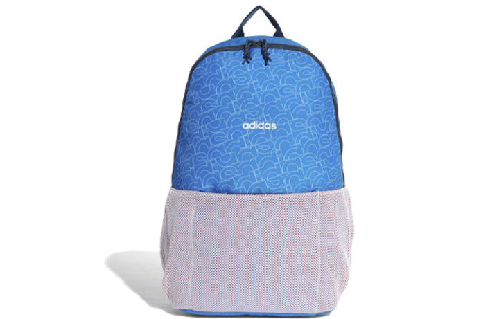 Adidas Adidas Polyester Backpack Regular Unisex Blue & Gray