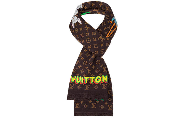 LOUIS VUITTON LOUIS VUITTON Knit Scarves Men's