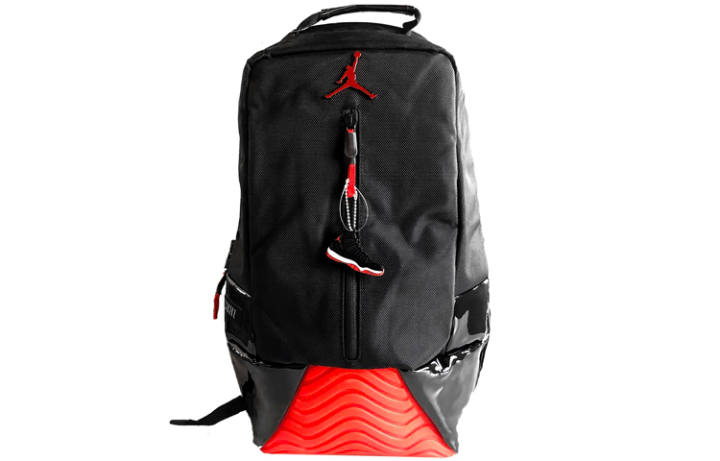Jordan Jordan Nylon Fabric Basketball Bag Backpack Regular Men's Black Red