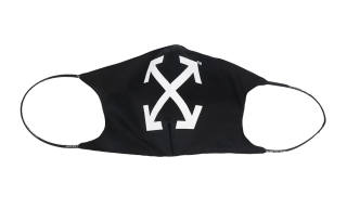 OFF-WHITE OFF WHITE Logo Printed Face Mask