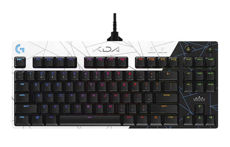 Logitech Mice G Pro KDA League Of Legends Women's Team Custom, Wired Mechanical Keyboard, Keyboard & Mouse Sets