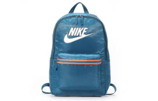 Nike Heritage Polyester Backpack Regular Unisex Blue