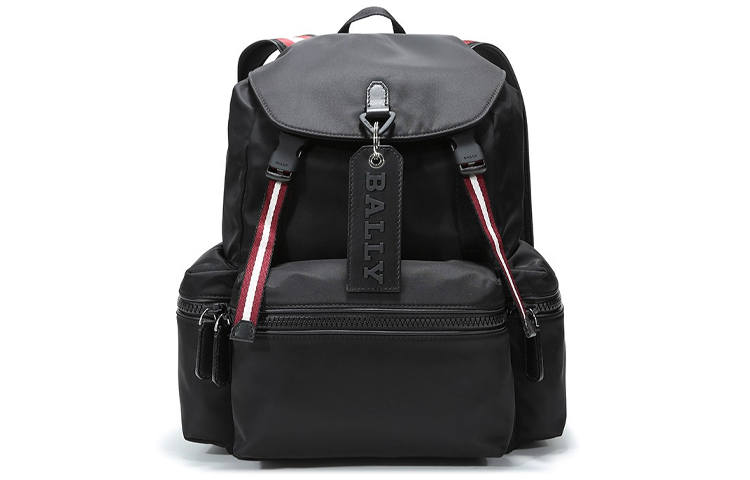 BALLY BALLY Fabric Backpack Men's Black