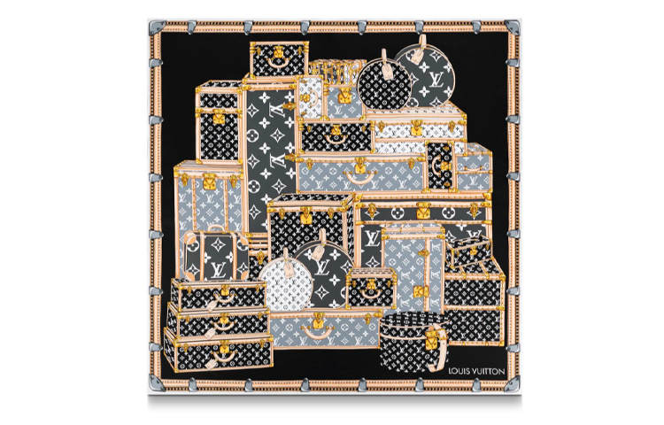 LOUIS VUITTON LOUIS VUITTON Silk Scarves Women's