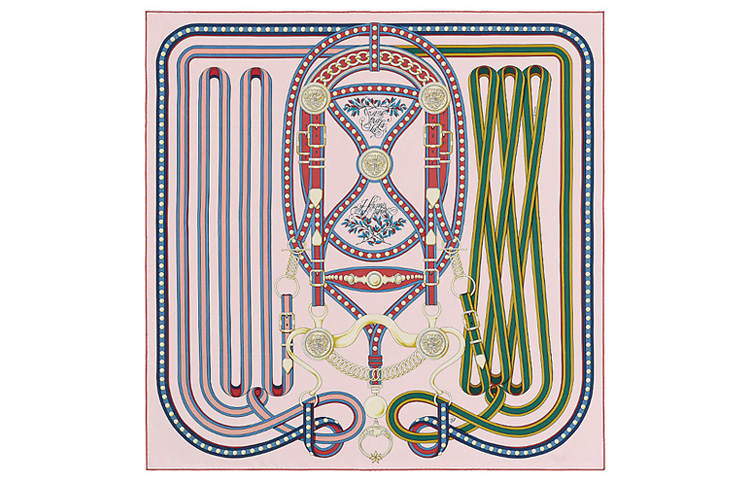 HERMES HERMES Silk Scarves Women's Multicolor