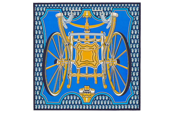 HERMES HERMES Scarves Women's Blue