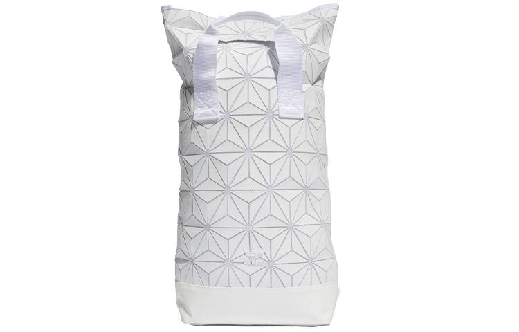 Adidas Originals Issey Miyake, Collaboration Polyester Dual Strap Backpack Regular Unisex Pure White