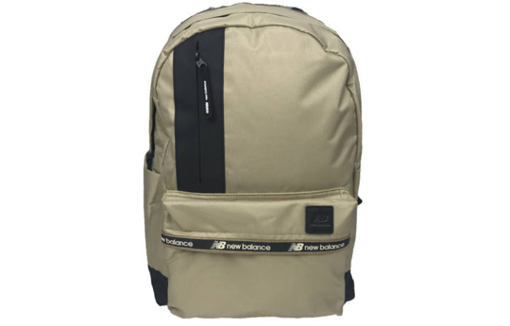 New Balance New Balance Artificial Leather Backpack Unisex Beige Yellow