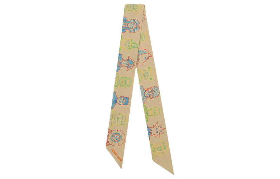 HERMES Hermès Pre Owned 2020s Dresse Code Silk Scarf