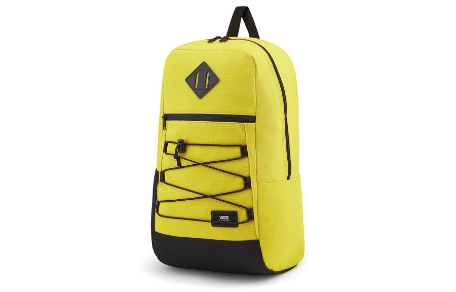 Vans Vans Zip Closure Polyester Backpack Regular Unisex Yellow