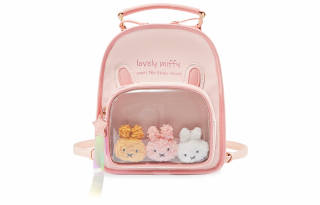 Miffy Pu Carry Backpack Small Women's Pink/Yellow