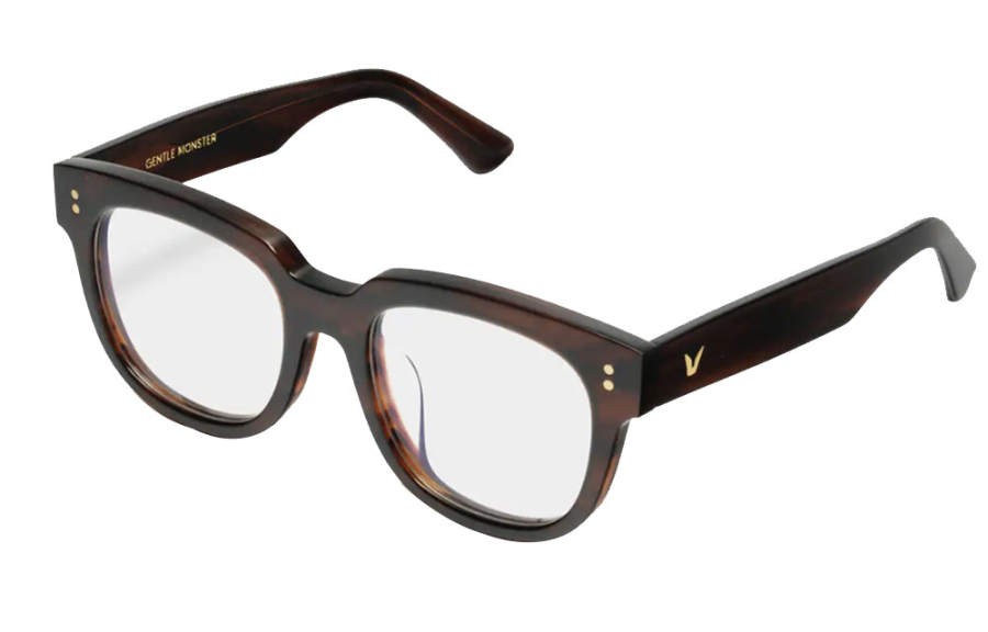 GENTLE MONSTER GENTLE MONSTER Square Eyeglass Frames Unisex Dark Umber