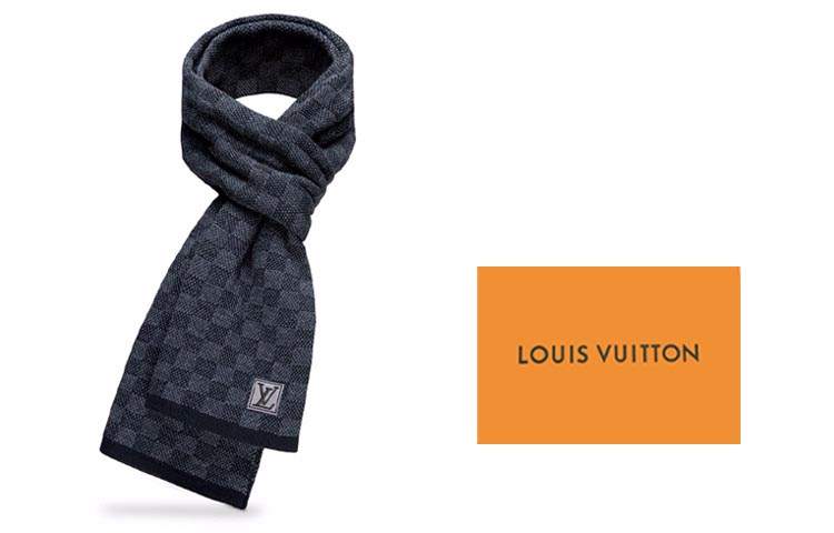 LOUIS VUITTON LOUIS VUITTON Wool Knit Scarves Men's