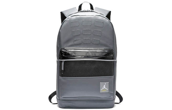 Jordan Jordan Fabric Basketball Bag Backpack Regular Unisex Shadow Gray/Light Gray