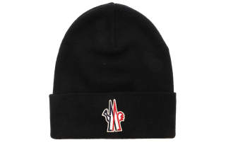 Moncler Grenoble Wool Hats & Caps Men's Black