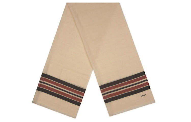 BALLY Wool Blend Knit Scarves Men's