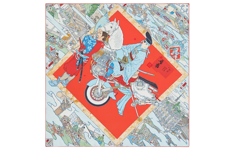 HERMES HERMES Scarves Unisex Multicolor