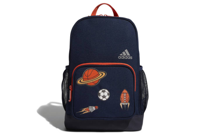 Adidas Adidas Polyester Backpack Regular Men's Denim Blue