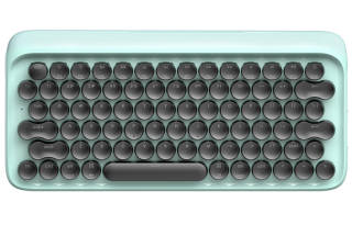 LOFREE Blue Switch 78 Keys Dot Bluetooth Mac Office Notebook, Wireless Phone IPad All, Blue Mechanical Keyboard