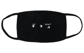 OFF-WHITE OFF WHITE Logo Printed Face Mask