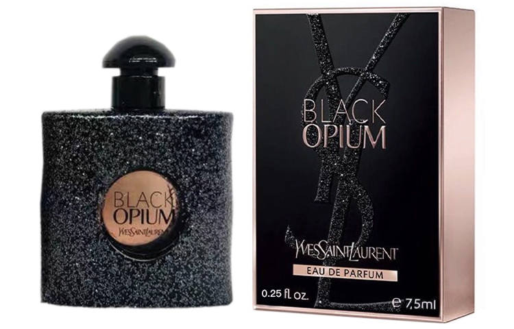 SAINT LAURENT Black Opium Perfume Sample Set, Black Oolong Tea For Women's Eau De Parfum EDP