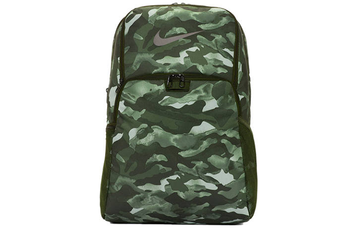 Nike Nike Polyester Backpack Regular Unisex Green Camouflage