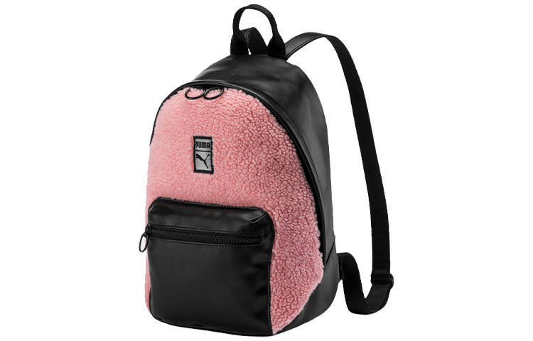 PUMA PUMA Artificial Leather Fabric Backpack Regular Women's Pink
