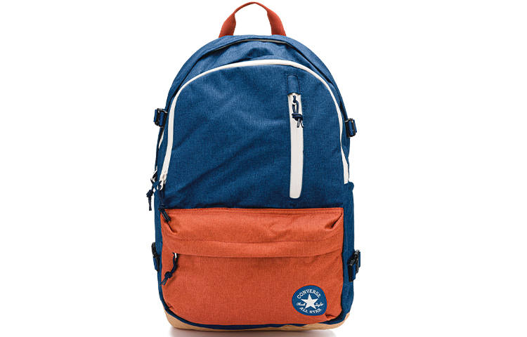 Converse Converse Polyester Backpack Regular Unisex Blue Orange Multicolor