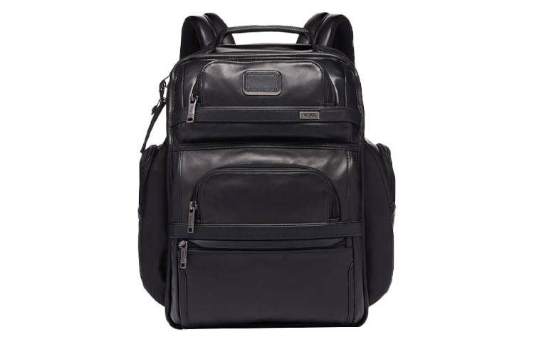 TUMI TUMI Brief Pack Leather Multi pocket Backpack