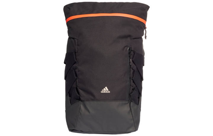Adidas Adidas Polyester Backpack Regular Unisex Black Fluorescent