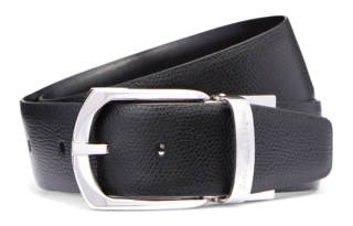Ermenegildo Zegna Leather Belts Unisex Black