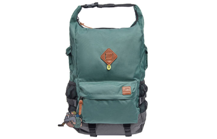 New Balance New Balance × JHI Collaboration Zip Closure Fabric Backpack Regular Unisex Dark Green