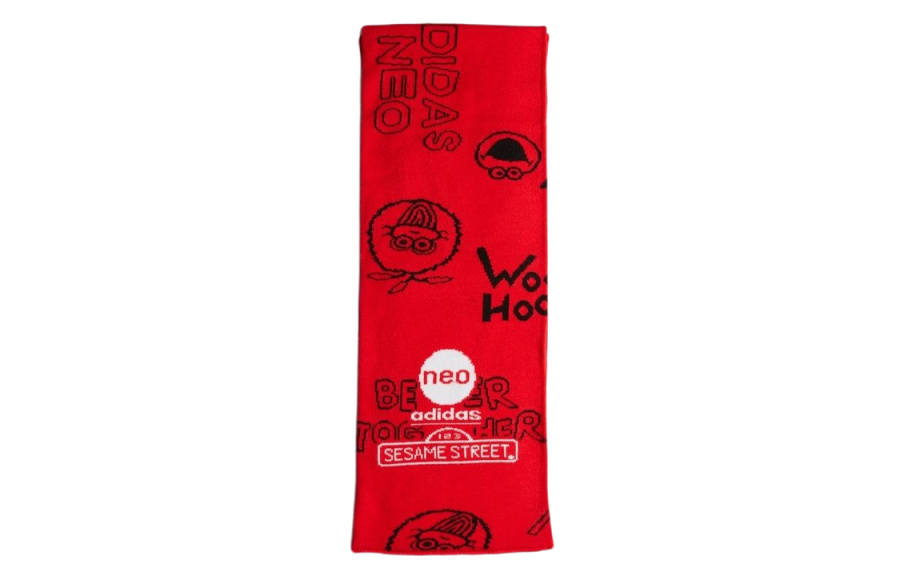 Adidas Neo Acrylic Polyamide Elastane Snoods Unisex Red