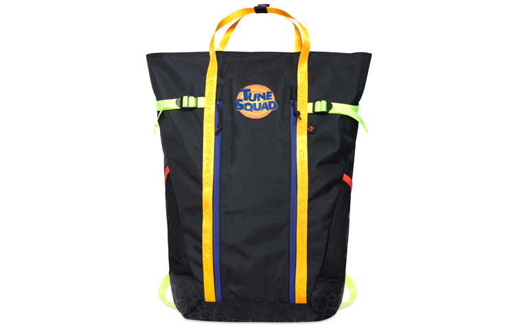Converse Converse Air Slam Dunk 2 Collaboration Polyester Handheld Backpack Unisex Black Yellow