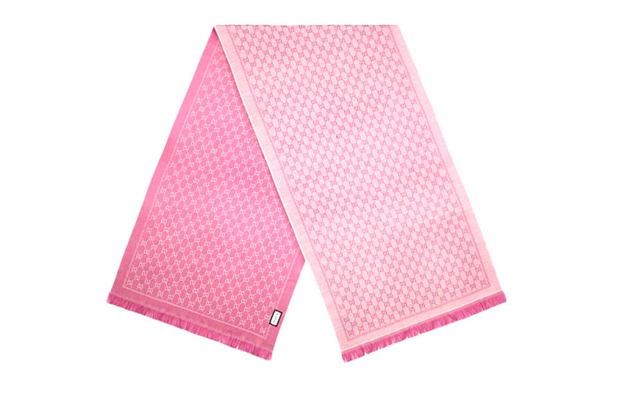 GUCCI Gucci logo-pattern scarf