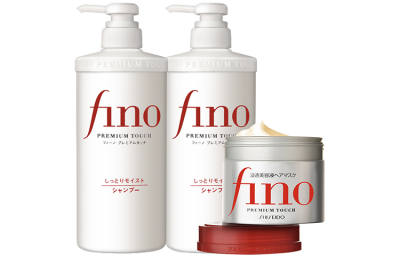 Fino Hydrating Serum Shampoo & Conditioner Sets Cleaning Care For Damaged Hair Two Piece Set/Three Piece Set