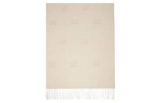 MaxMara Knit Scarves Unisex Nude