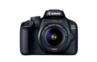 Canon EOS 4000D APS C Format 18 55mm DC III Lens, Entry Level, Portable HD SLR Cameras
