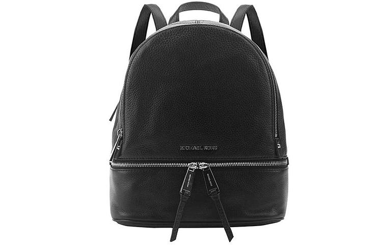 MICHAEL KORS MICHAEL KORS Rhea Leather Backpack Medium Women's Black