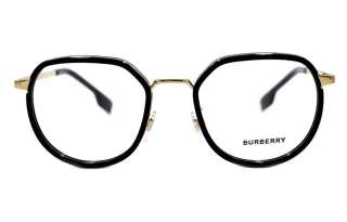 Burberry Prescription Glasses Unisex Black/Gold