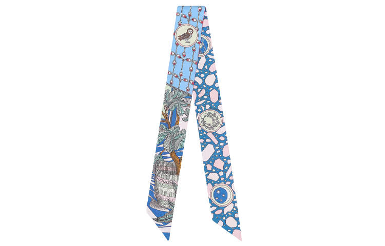 HERMES HERMES Scarves Women's Blue