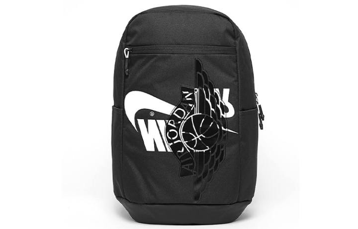 Jordan Jordan Polyester Basketball Bag Backpack Regular Unisex Black