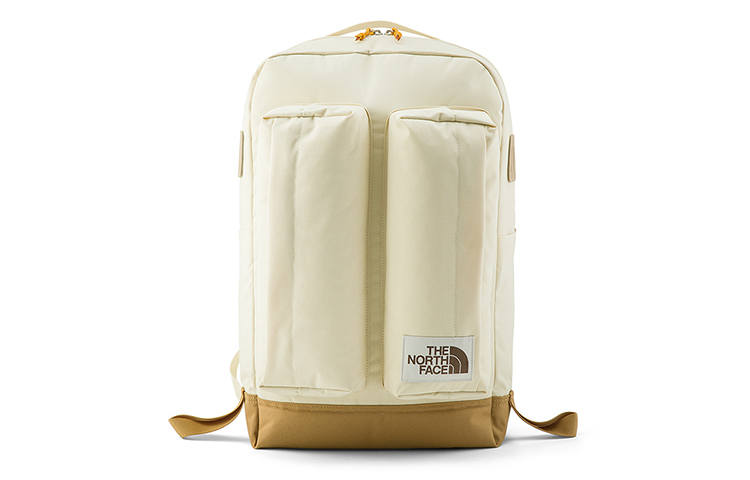 THE NORTH FACE 25.5L Backpack Outdoor Bag Abrasion Resistant Material Gray Brown Unisex