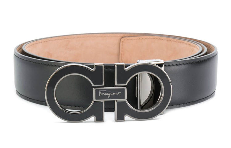 Ferragamo Ferragamo Gancini Buckle Leather Belt