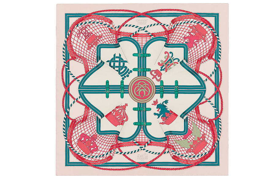 HERMES HERMES Scarves Women's Pink