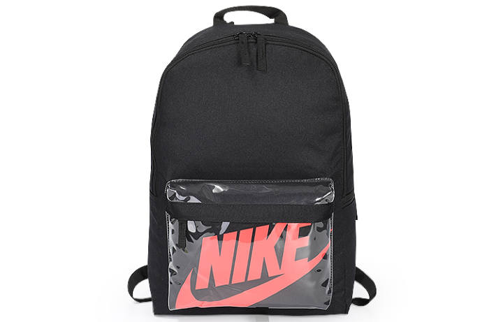 Nike Nike PVC Backpack Regular Unisex Black Red