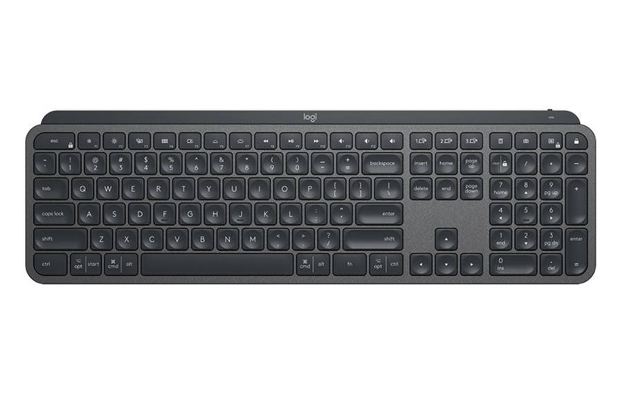 Logitech Logitech MX Keys Wireless Bluetooth Connection Smart Backlight, Dark Gray Keyboards