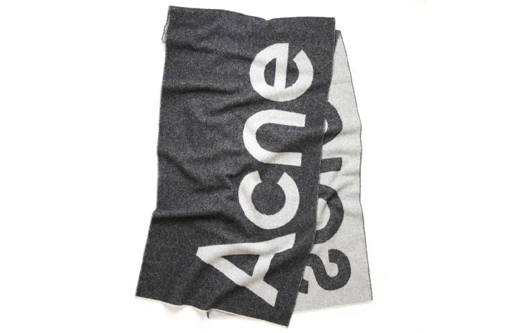 Acne Studios Acne Studios Logo Jacquard Scarf