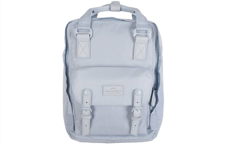 Doughnut Doughnut Nylon Fabric Backpack Regular Unisex Blue Lotus
