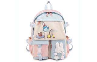 Miffy Canvas Backpack Large Women's Multicolor
